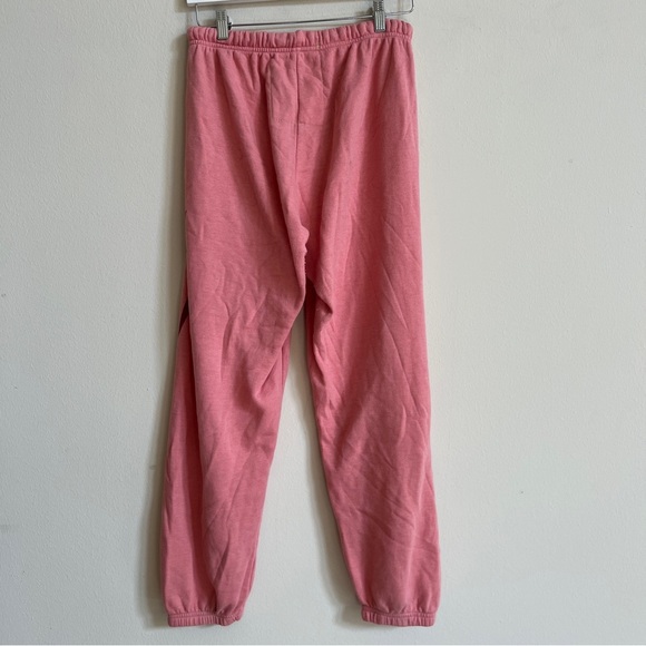 Aviator Nation Pink Velvet Stripe Sweatpants Joggers XL - Picture 2 of 7